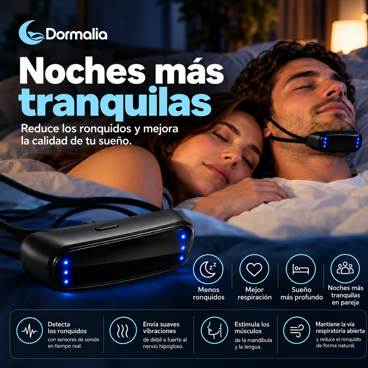 Dormalia® Dispositivo Inteligente Anti-Ronquidos