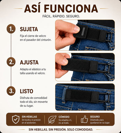 Aúreo® Cinturón sin hebilla